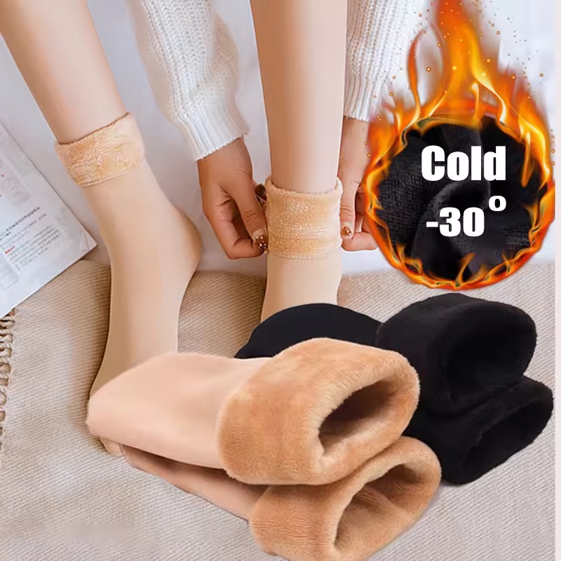 Thermal Sock Wool - 1/3/6Pairs Women'S Winter Thermal Socks Thicken