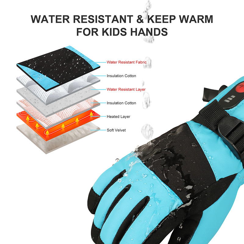 Waterproof Heated Ski Snowboar - đánh giá và giá Snow Glove Insulated