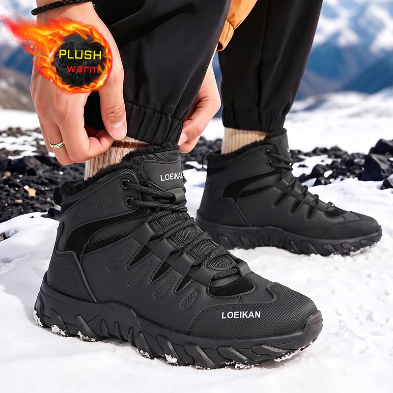 Men Winter Snow Boots Plush Li - đánh giá và giá Waterproof Winter Boot