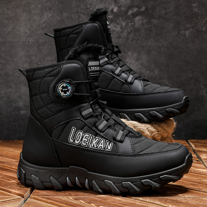 Men's plus size casual cotton  - đánh giá và giá Waterproof Winter Boot