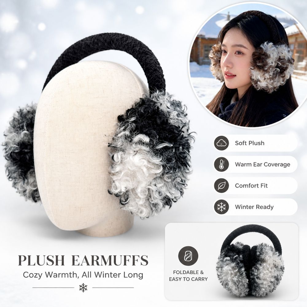 New Foldable Earmuffs Soft Kni - đánh giá và giá Earmuffs Foldable