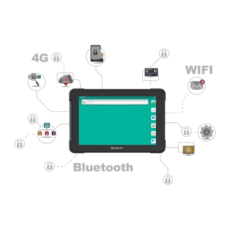 10 Inch 1200 Nits GNSS IP67 Ru - đánh giá và giá Touch Screen Gloves