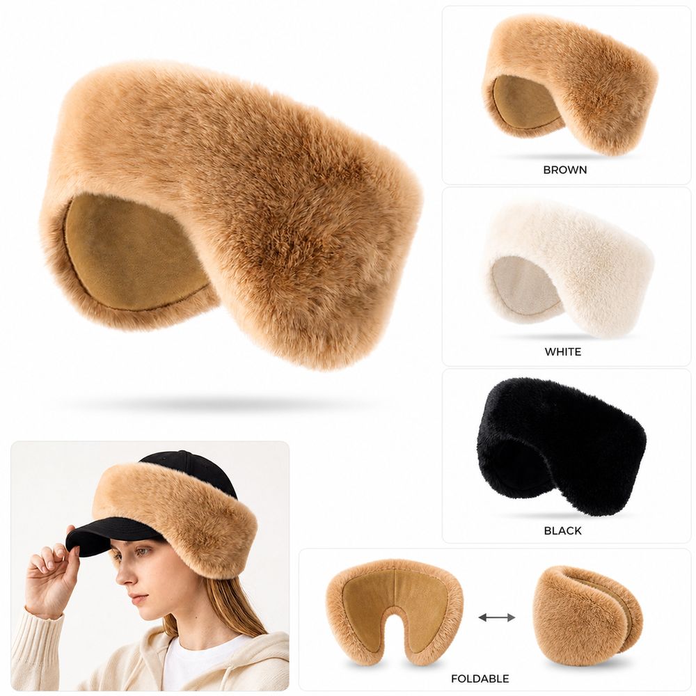 New Foldable Earmuffs Faux Fur - đánh giá và giá Earmuffs Foldable